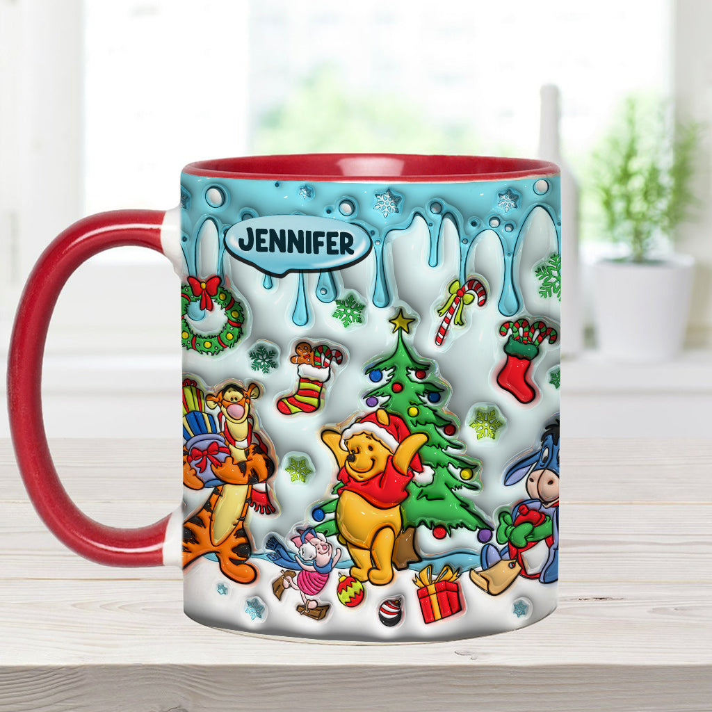 Merry Christmas - Personalized Mouse Accent Mug