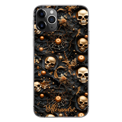 Gold Skull - Personalized Skull Phone Case