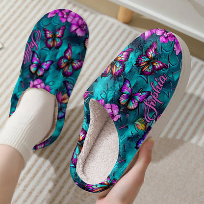 Love Butterflies - Personalized Butterfly Slippers