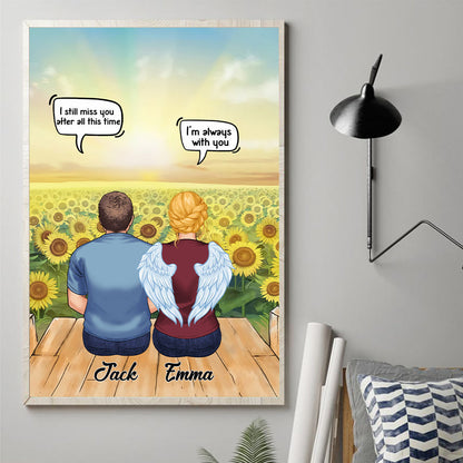 I Still Talk About You - Personalized Memorial Canvas And Poster