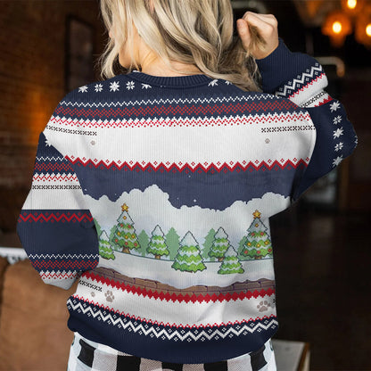 I Need Beer And My Dog - Personalized Dog Ugly Sweater