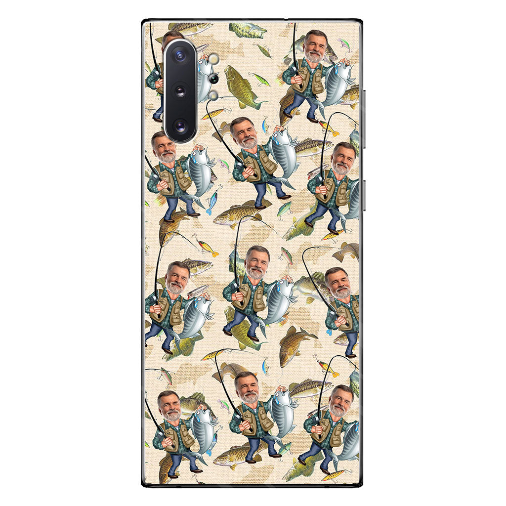 Photo Inserted Funny Fishing - Personalized Fishing Phone Case