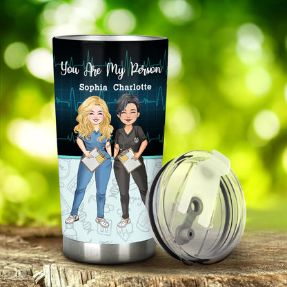Work Made Us Colleagues - Personalized Nurse Tumbler