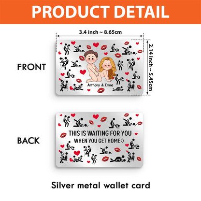 I Will Always Be Your Side - Personalized Couple Wallet Insert Card