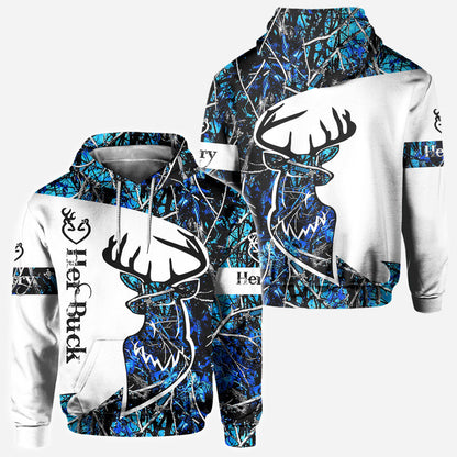 His Buck Her Doe - Personalized Hunting All Over Shirt