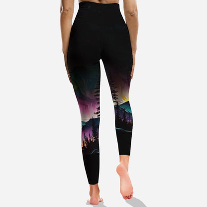 The Mountain Is Calling - Personalized Hiking Hoodie and Leggings