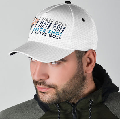 Photo Inserted Funny Golfer - Personalized Golf Classic Cap