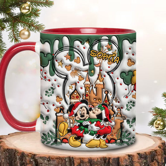 Magical Christmas - Personalized Mouse Accent Mug