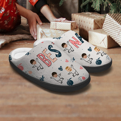 Best Grandma/Nana/Mother/Mama - Personalized Grandma Slippers