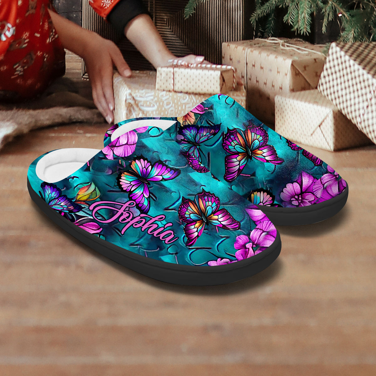 Love Butterflies - Personalized Butterfly Slippers