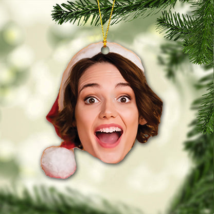 Custom Face Picture Ornament - Personalized Family Ornament