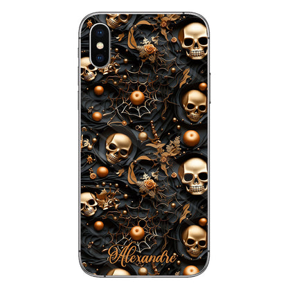 Gold Skull - Personalized Skull Phone Case