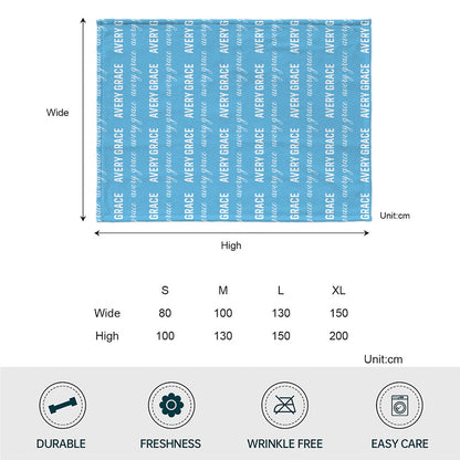 Custom Name Pattern - Personalized grandson Blanket