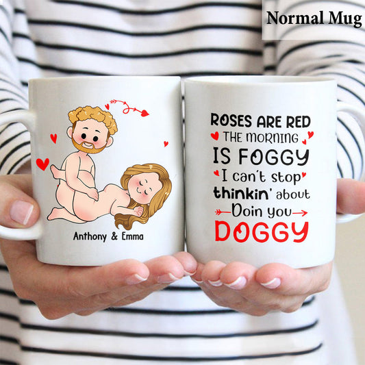 I Just Want You To Be Happy - Couple gift for husband, wife, boyfriend, girlfriend - Personalized Mug