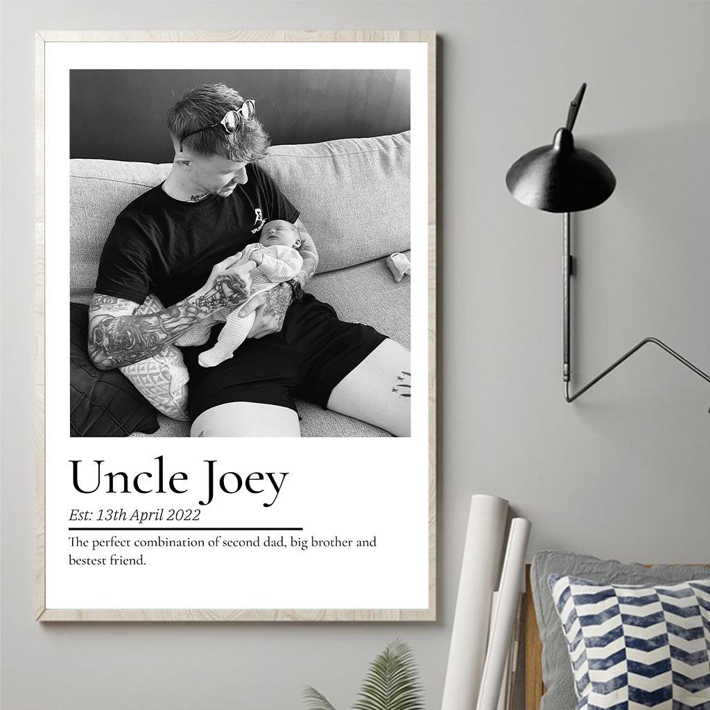 Best Uncle Ever - Personalized Uncle Canvas And Poster