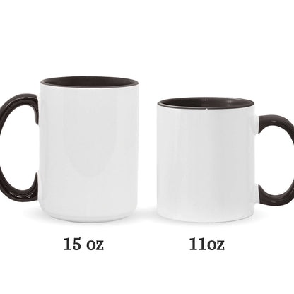 North Pole Mail Service - Personalized Couple Accent Mug