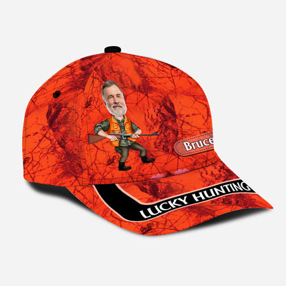 Lucky Hunting Cap - Personalized Hunting Classic Cap