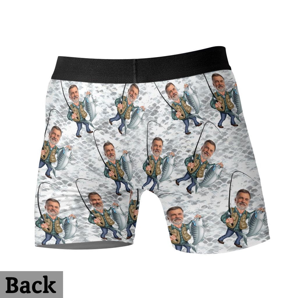 Master Baiter - Personalized Fishing Men Boxer Briefs