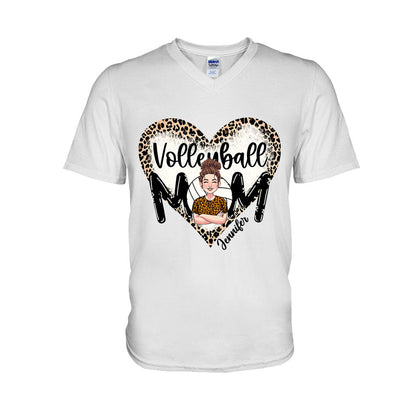 Volleyball Mom - Personalized Volleyball T-shirt And Hoodie