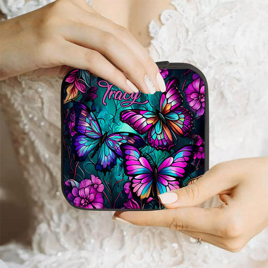 Beautiful Butterflies - Personalized Butterfly Jewelry Box
