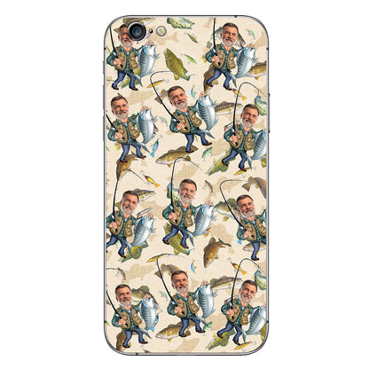 Photo Inserted Funny Fishing - Personalized Fishing Phone Case