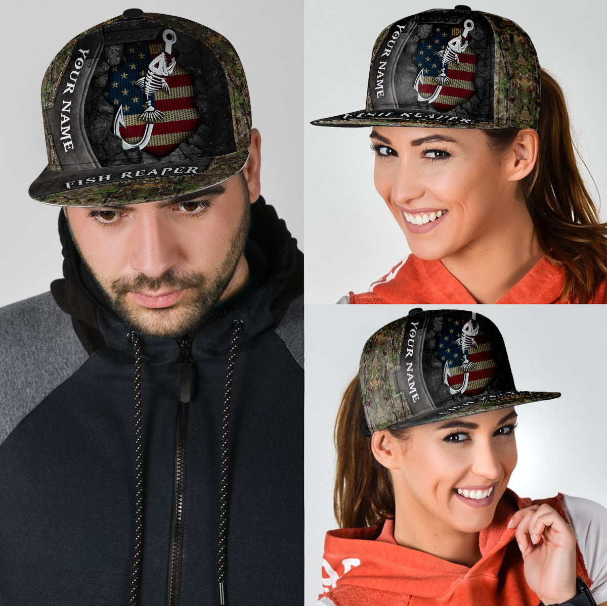 Fish Reaper - Personalized Fishing Snapback