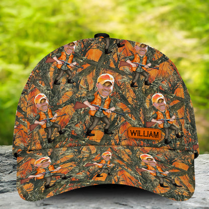 Photo Inserted Hunter - Personalized Hunting Classic Cap
