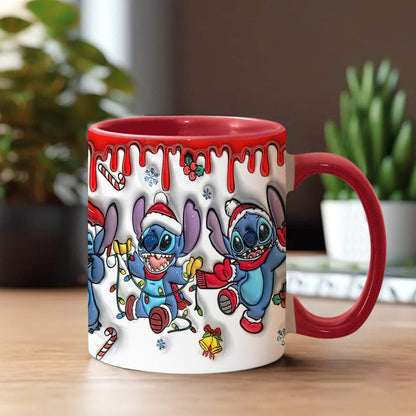 Merry Christmas - Personalized Ohana Accent Mug