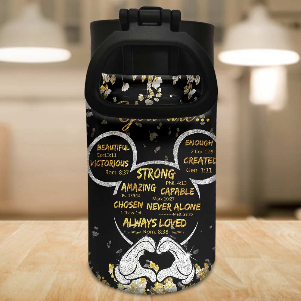 You Are - Personalized Mouse Kids Water Bottle