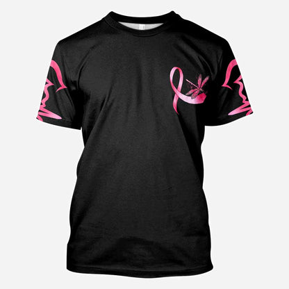 Faith Hope Love Breast Cancer Dragonfly Breast Cancer Awareness All Over T-shirt and Hoodie