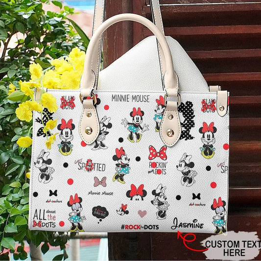Love Mouse - Personalized Mouse Leather Handbag 0523