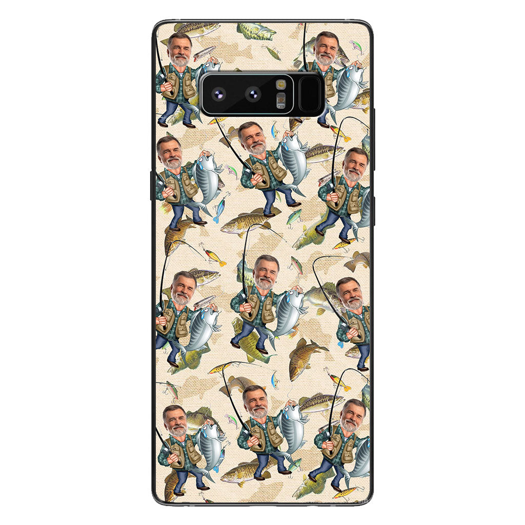 Photo Inserted Funny Fishing - Personalized Fishing Phone Case