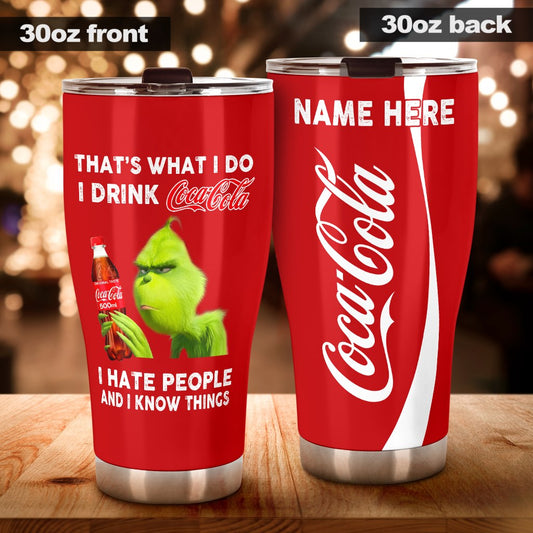 I Drink I Hate People Carbonated Drink Tumbler