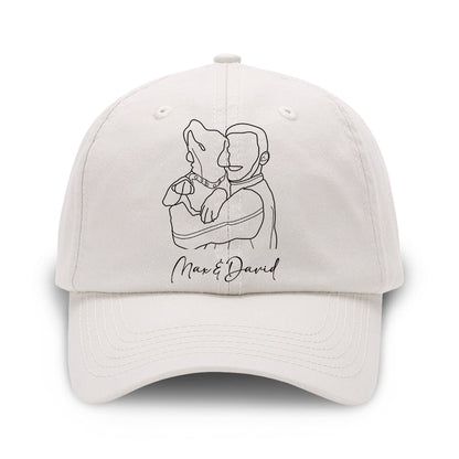 Custom Photo - Personalized Dog Embroidered Classic Cap