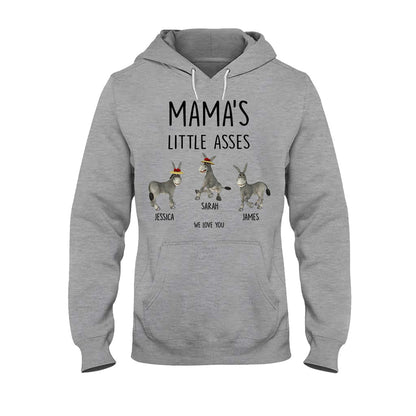 Little Asses - Gift for dad, grandpa, mom, uncle, aunt, grandma - Personalized T-shirt And Hoodie