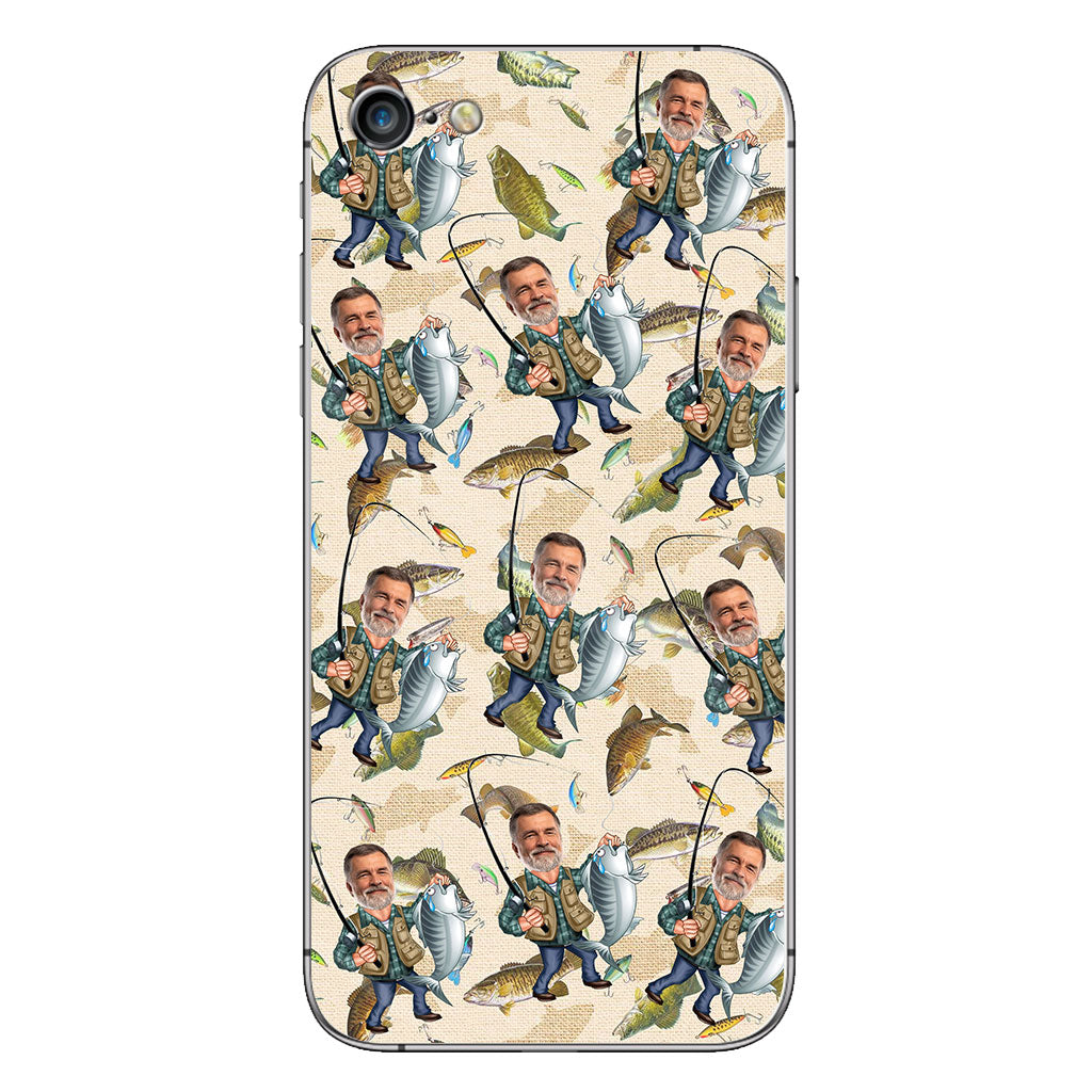 Photo Inserted Funny Fishing - Personalized Fishing Phone Case