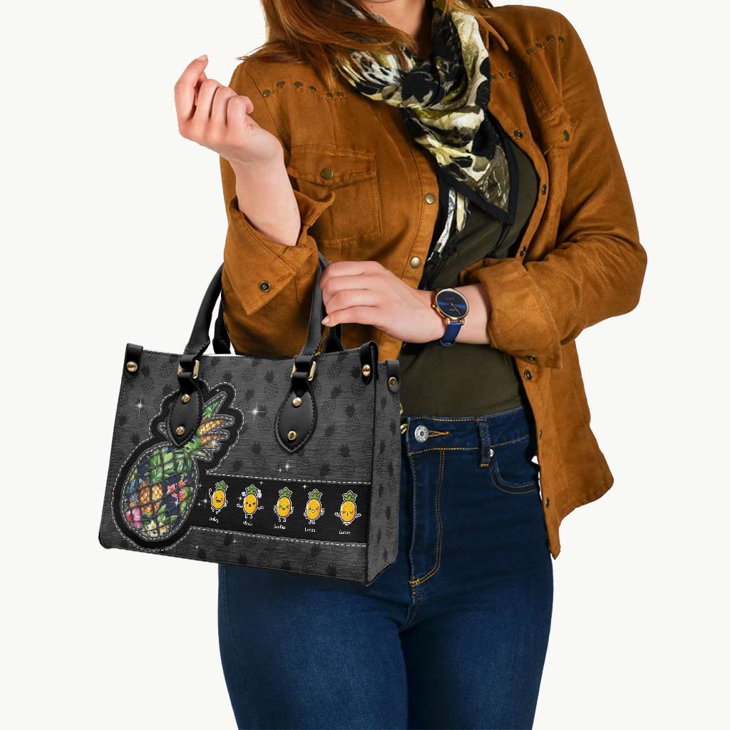 Important Nana Stuff - Personalized Leather Handbag