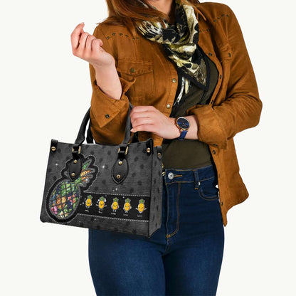 Important Nana Stuff - Personalized Leather Handbag