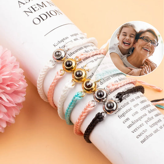 Sweetheart - Personalized granddaughter Projection Bracelet