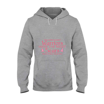 Breast Cancer Awareness Scars - Personalized T-shirt and Hoodie