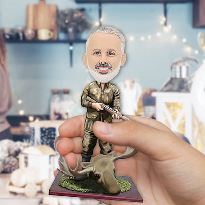 Hunting Bobblehead - Personalized Fishing Bobblehead