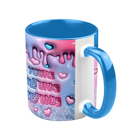 I'm Yours No Returns Or Refunds - Personalized Ohana Accent Mug