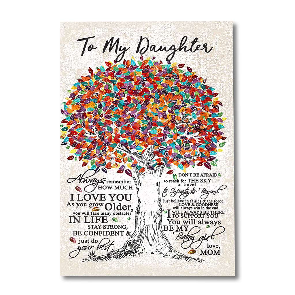 Meaningful Quote From Mom To Girl - Family Poster 0921