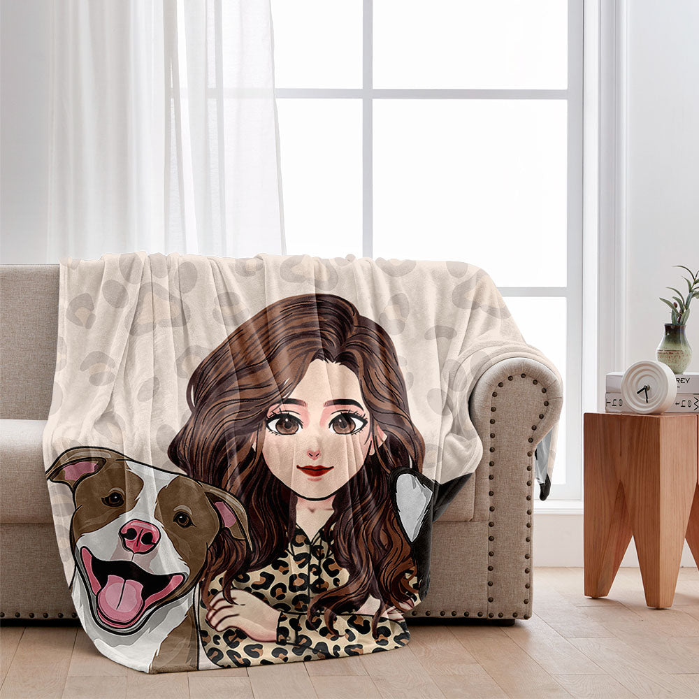 Cat Mom - Personalized Mother's Day Cat Blanket