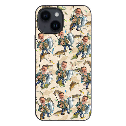 Photo Inserted Funny Fishing - Personalized Fishing Phone Case