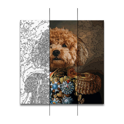 Royal Pets - Personalized Dog Paint By Numbers Kit