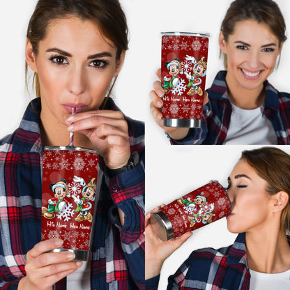 You & Me - Personalized Christmas Mouse Tumbler