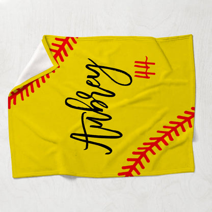 Softball Lovers - Personalized Softball Blanket