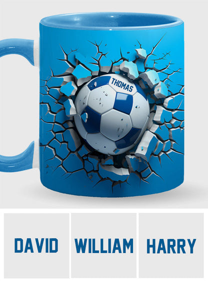 A Great Soccer - Personalized Soccer Accent Mug