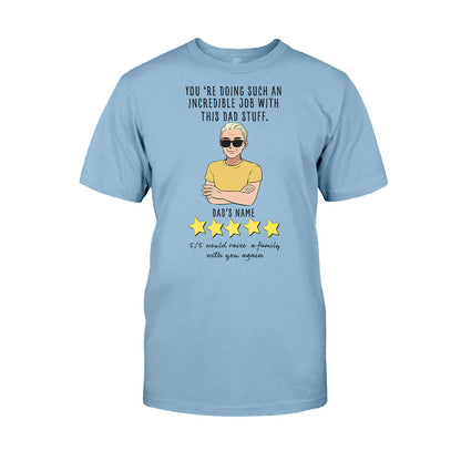 Incredible Dad - Personalized Father's Day T-shirt and Hoodie